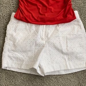 WHBM: White shorts size 10
